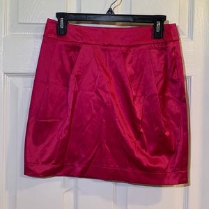 Satin dress skirt